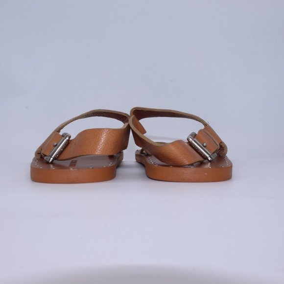 Michael Kors Khaki Leather Sandals Size US 11 M - new with defect - Picture 10 of 12